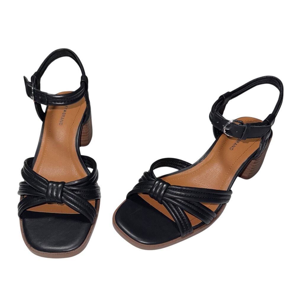 Lucky Brand Jolenne Women Heeled square toe Black SandalsSZ/ 9 M-40